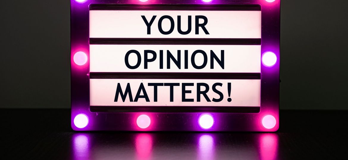 Lightbox,With,Pink,Lights,With,Words,-,Your,Opinion,Matters!
